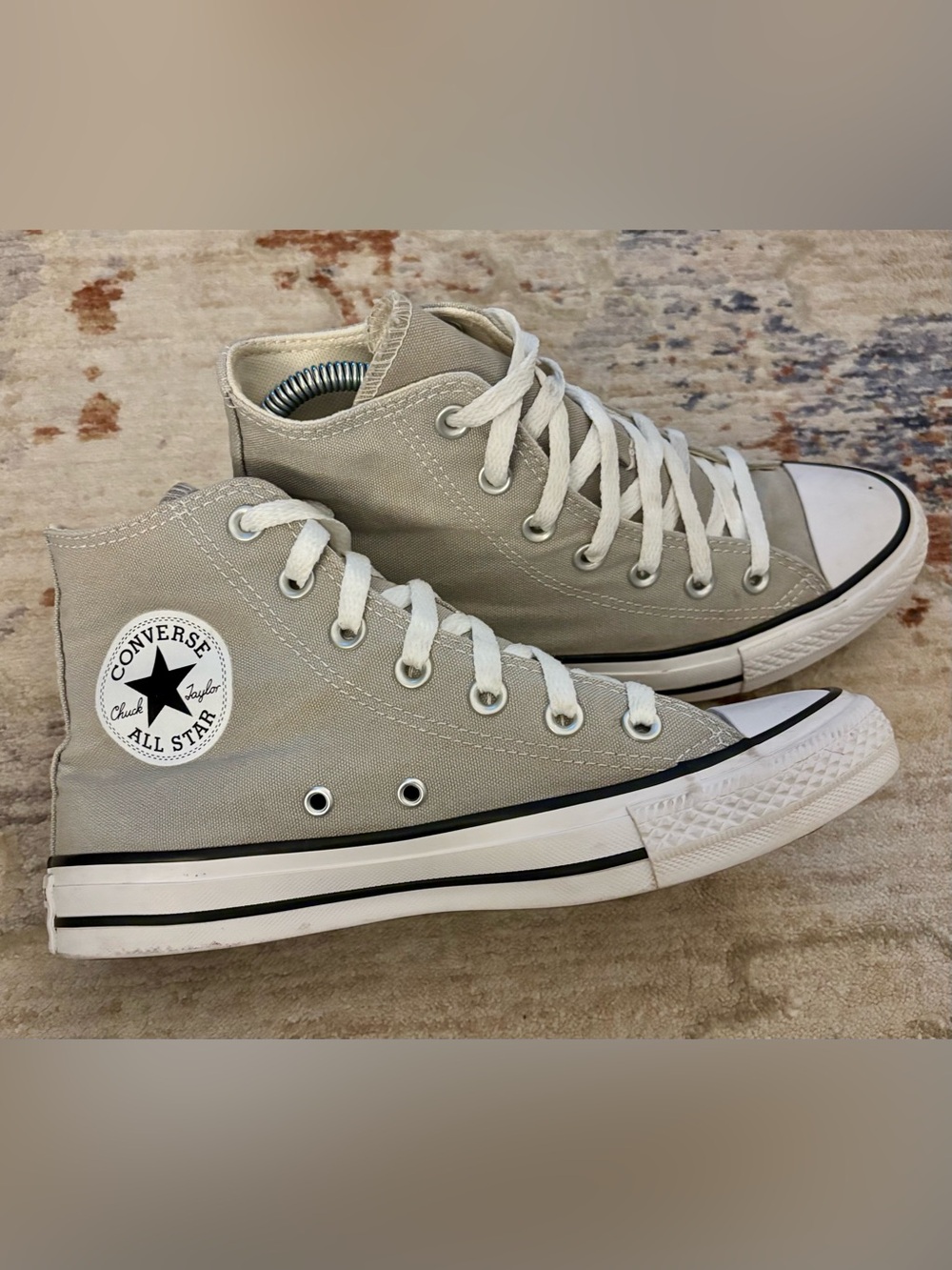 Converse All Star Gray High Top Sneakers